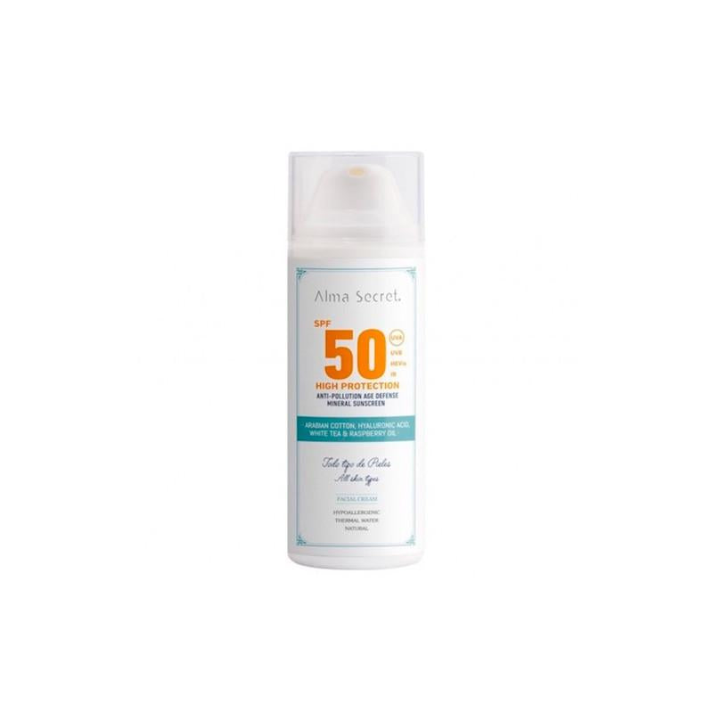 Alma Secret High Protection Facial Cream Spf50 50ml