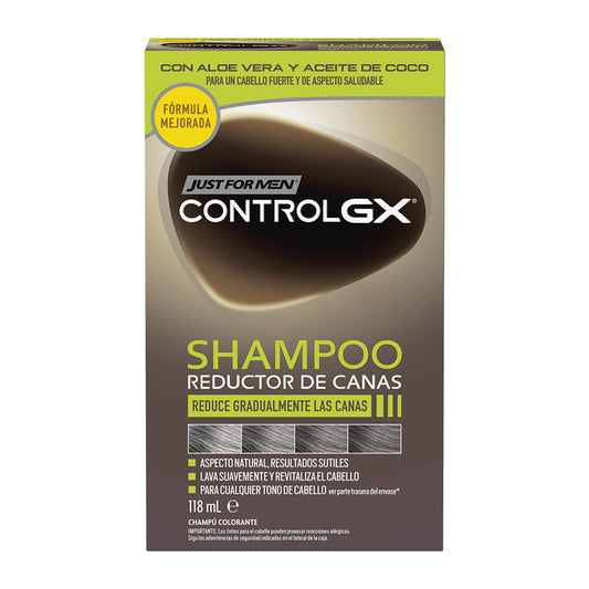 Shampoing Just For Men Control Gx Réducteur de Cheveux Gris 118 ml