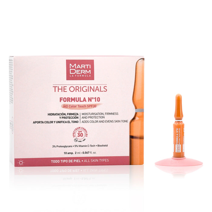 Martiderm Ampoules Formula N10 SPF 30 with Color 30U