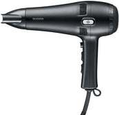 SEVERIN Haartrockner HT 0165, mit Kabeleinzug, schwarz Leistung 2.100 Watt, mit einziehbarem Kabel, mit 3 - 1 Stck
