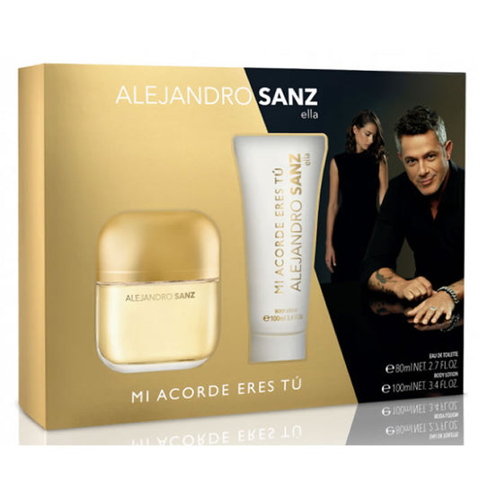 Alejandro Sanz Mi Acorde Eres Tu Eau De Toilette Vaporisateur 100 ml Coffret 2 Pièces
