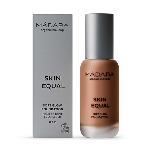 Mádara Base Égalisante Peau Éclat Doux SPF15 90 Châtaigne 30ml 