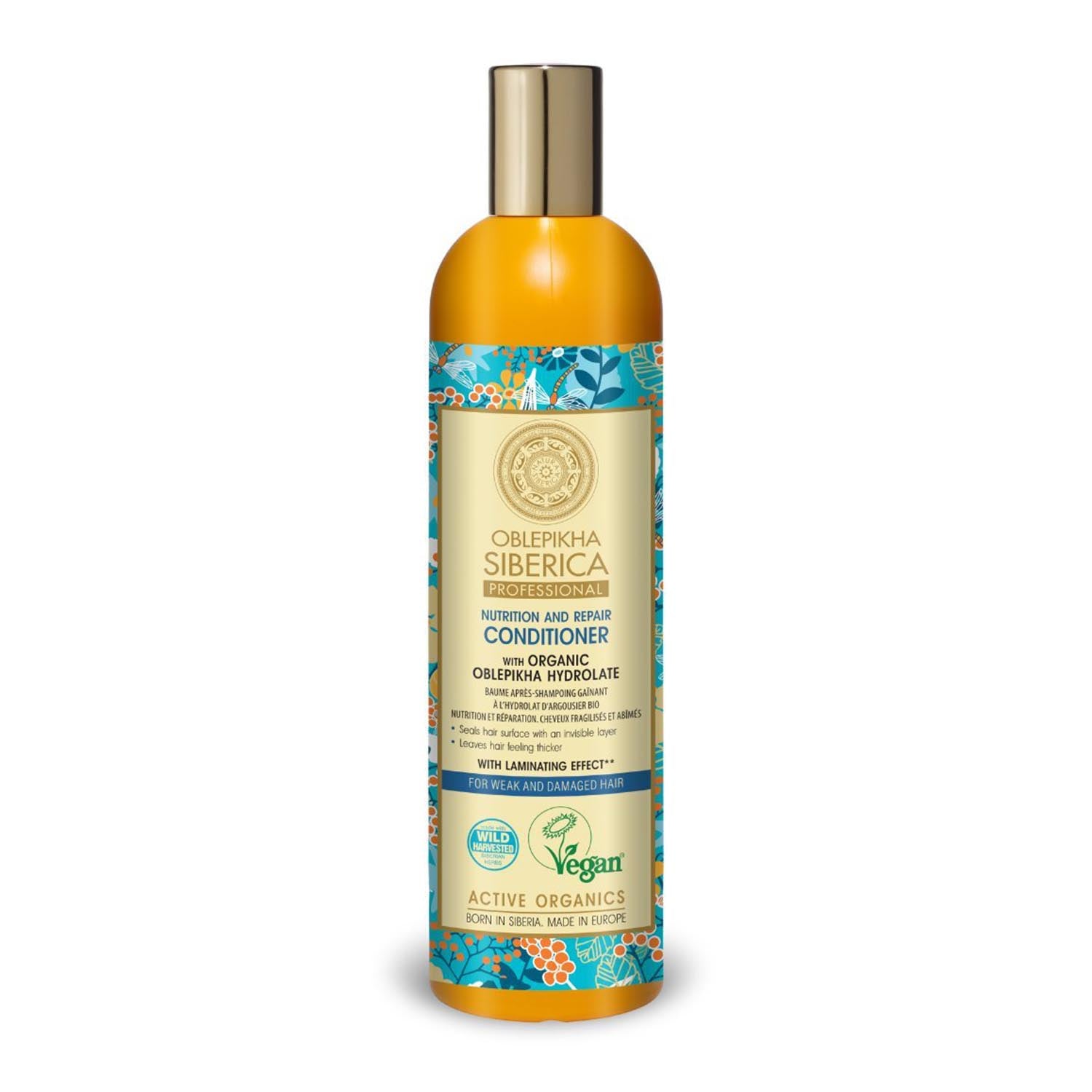 Natura Siberica Oblepikha Nutrition y Repair Acondicionador Cabello Debil y Daado 400ml