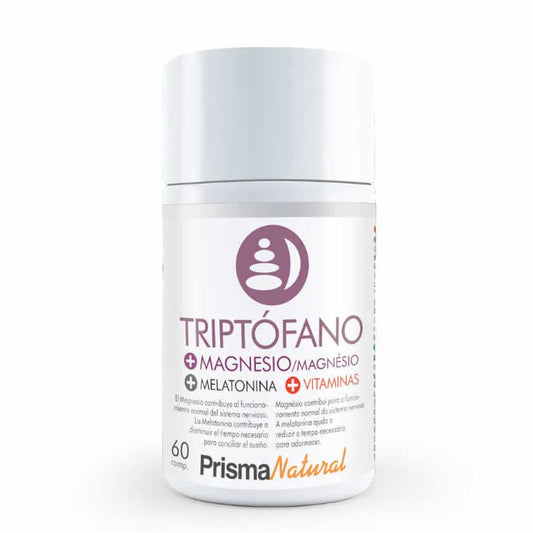 Prisma Natural Tryptophan + Magnesium + Melatonin + Vitamins 60 Caps