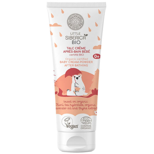 Poudre de crème pour bébé Natura Siberica après le bain 75 ml