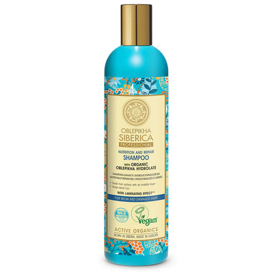 Natura Siberica Oblepikha Shampooing Nutrition Et Réparation 400 ml
