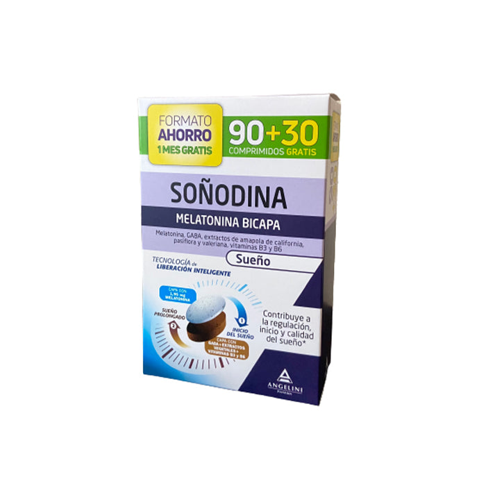 Angelini Soodine Melatonin Bilayer 90+30 Tablets