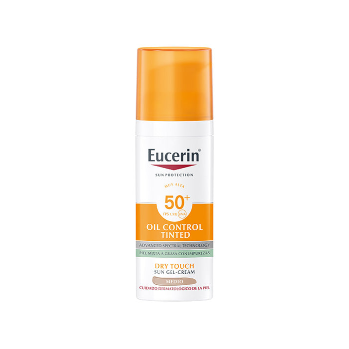 Eucerin Gel Cream Oil Control Color Medium Spf50+ 50ml