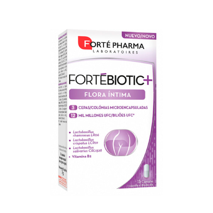 Forté Pharma Fortebiotic+ Flora Intima 15 Capsules