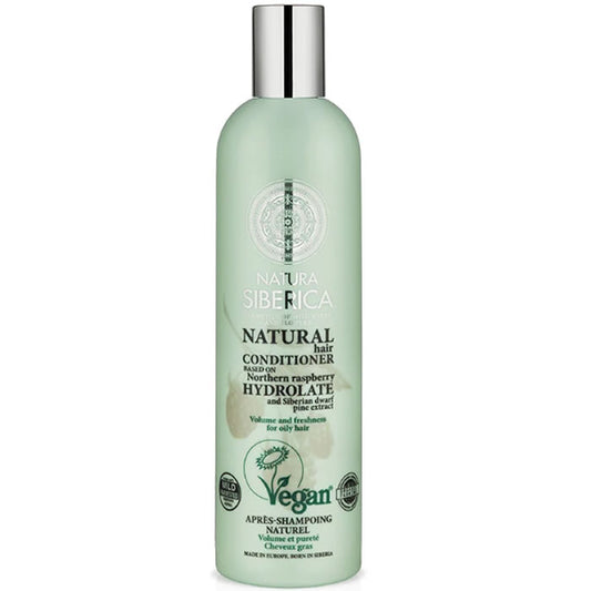 Après-shampoing Natura Siberica Volume et Fraîcheur Naturels pour cheveux gras 400 ml