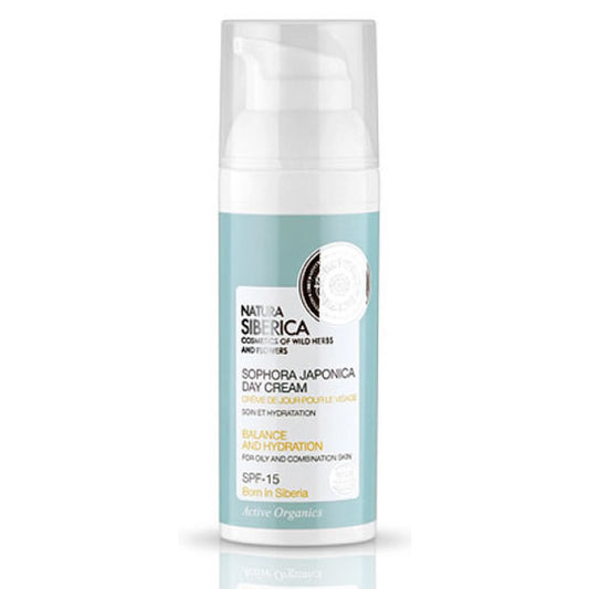 Crème de jour Natura Siberica Équilibre et Hydratation SPF15 50 ml