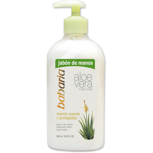 Savon liquide pour les mains Babaria à l'aloe vera 500 ml