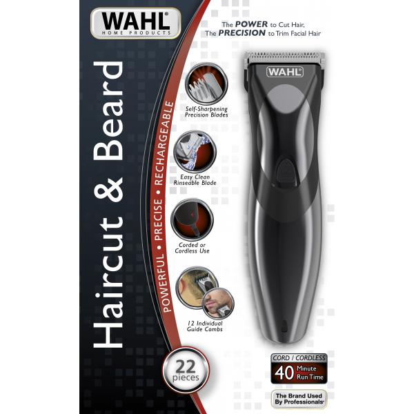 Wahl 9639-816 Ricaricabile Nero tagliacapelli