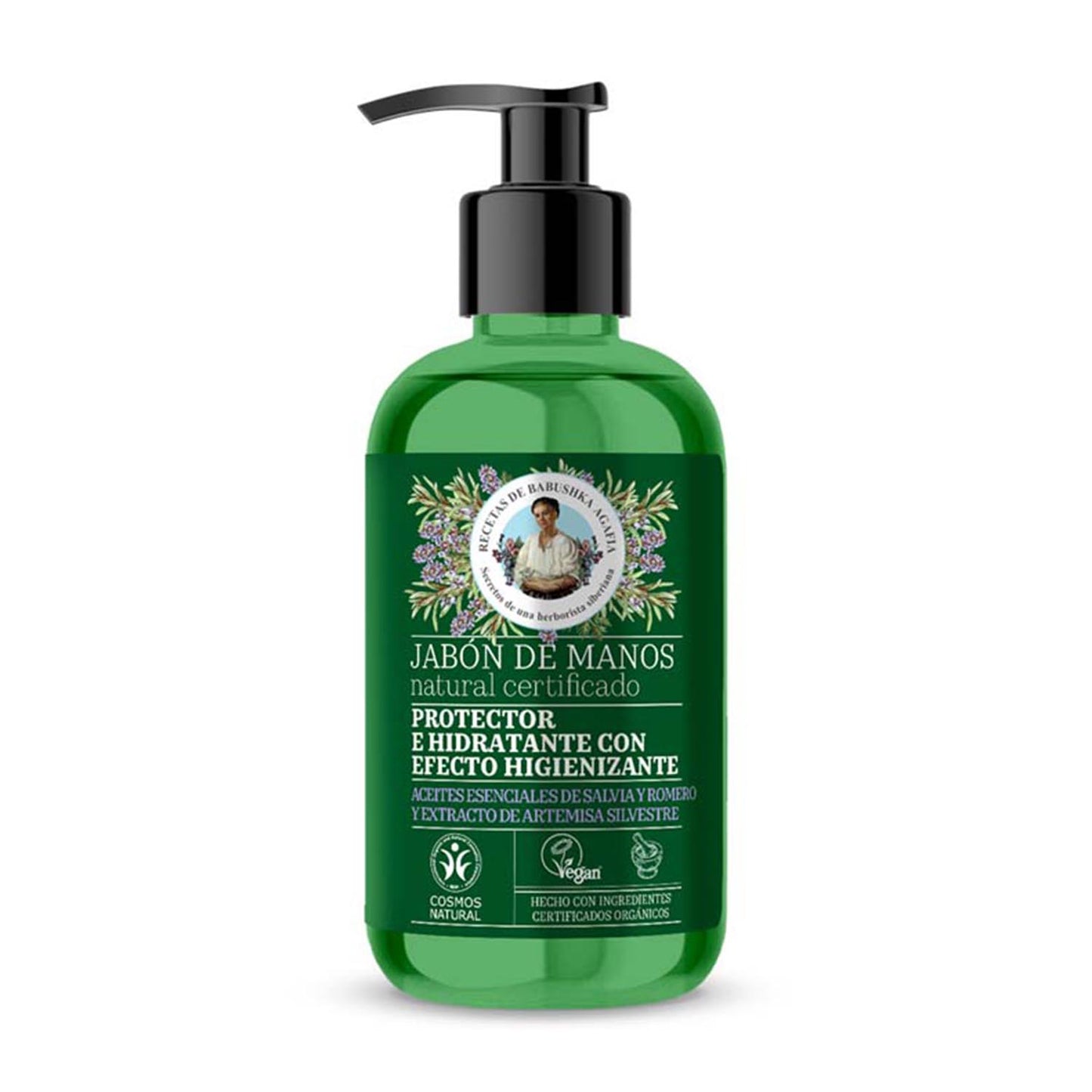 Green Agafia Protector Efecto Hygienizante Jabon De Manos Jabon De Manos Con Dosificador 300ml