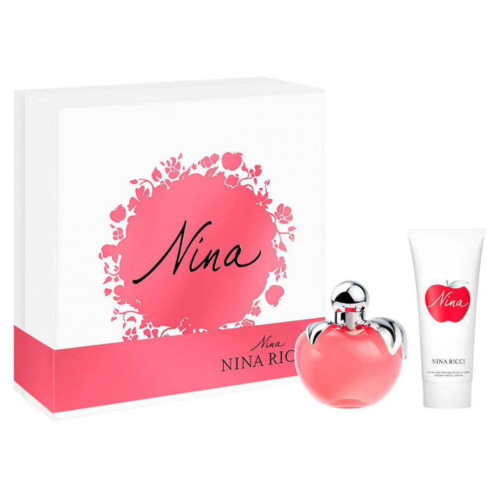 Nina Ricci Nina Refillable Eau De Toilette 80ml Creamy Body Lotion 75ml