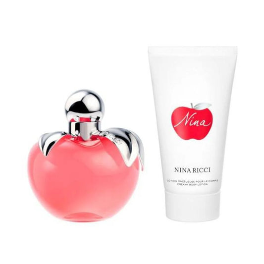 Nina Ricci Nina Eau De Toilette Refillable 80ml Creamy Body Lotion 75ml