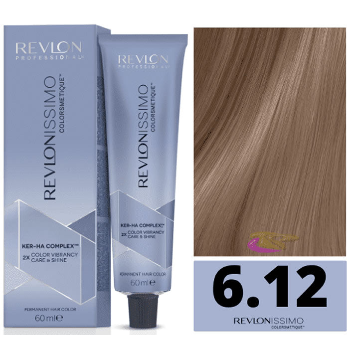 Revlon Revlonissimo Colorsmetique 6.12 Dark Blonde Iris Ash 60ml