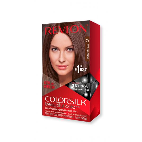 Revlon Colorsilk Ammonia Free 27 Deep Rich Brown