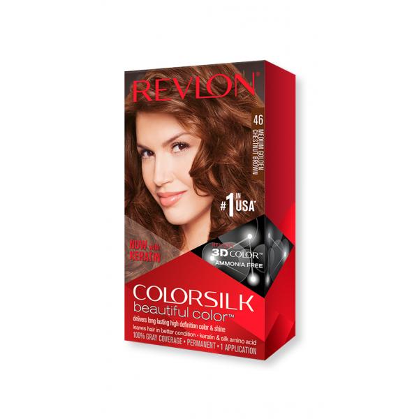 Revlon Colorsilk Ammonia Free 46 Medium Golden Chestnut Brown