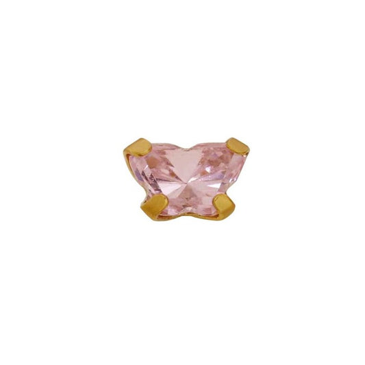 Boucles d'oreilles papillon rose Inverness 896-10