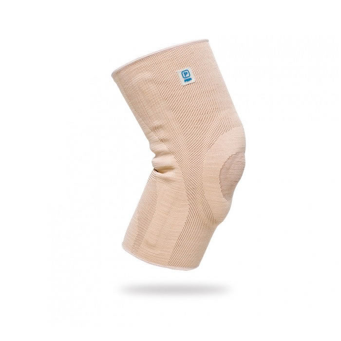 Elastic Knee Brace with Silicone Pad and Side Stabilisers SM