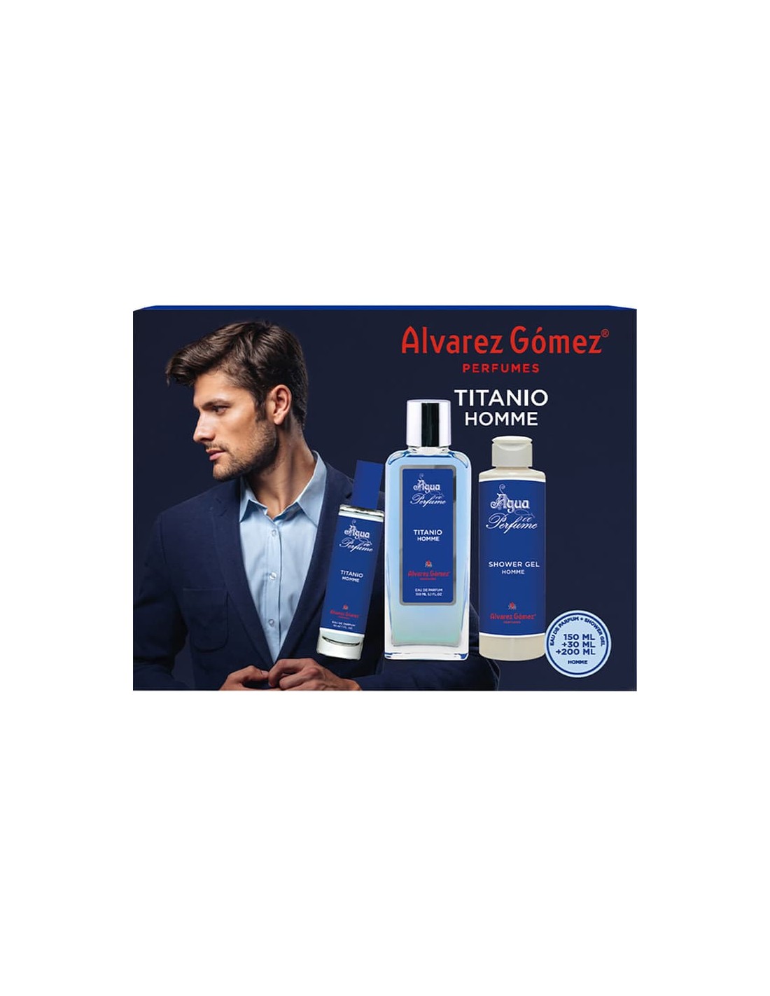 Alvarez Gómez Alv Gomez Agua De Perfume Homme EDP 150ml Titanium Sets