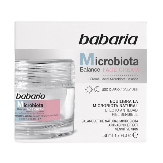 Babaria Microbiota Balance Facial Cream Diary Use Piel Sensible 50ml