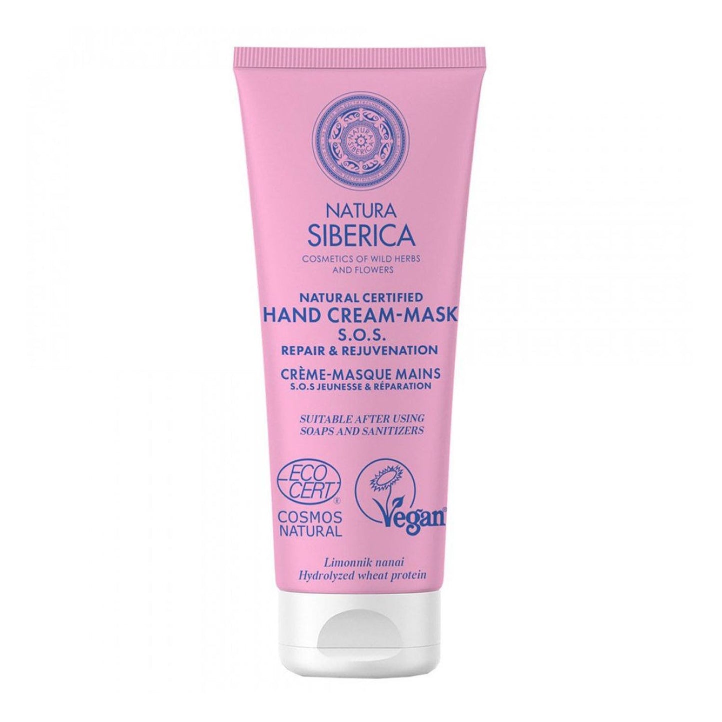 Natura Siberica SOS Cremas De Manos Réparation Rajeunissement 75ml