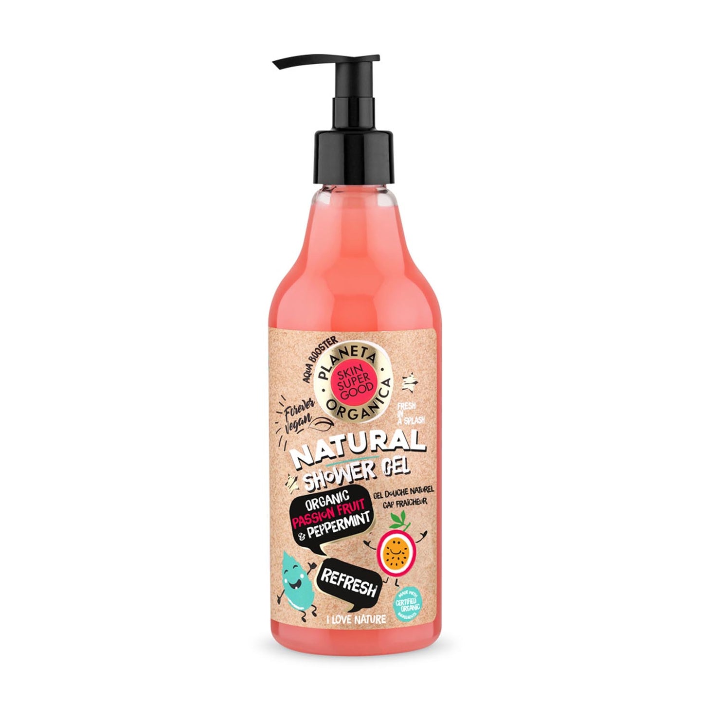 Natura Siberica Skin Super Good Natural Gel De Bao Refresh Refresh 500ml