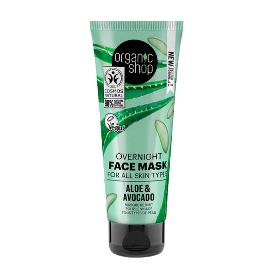 Masque visage de nuit à l'aloe vera Organic Shop 75 ml
