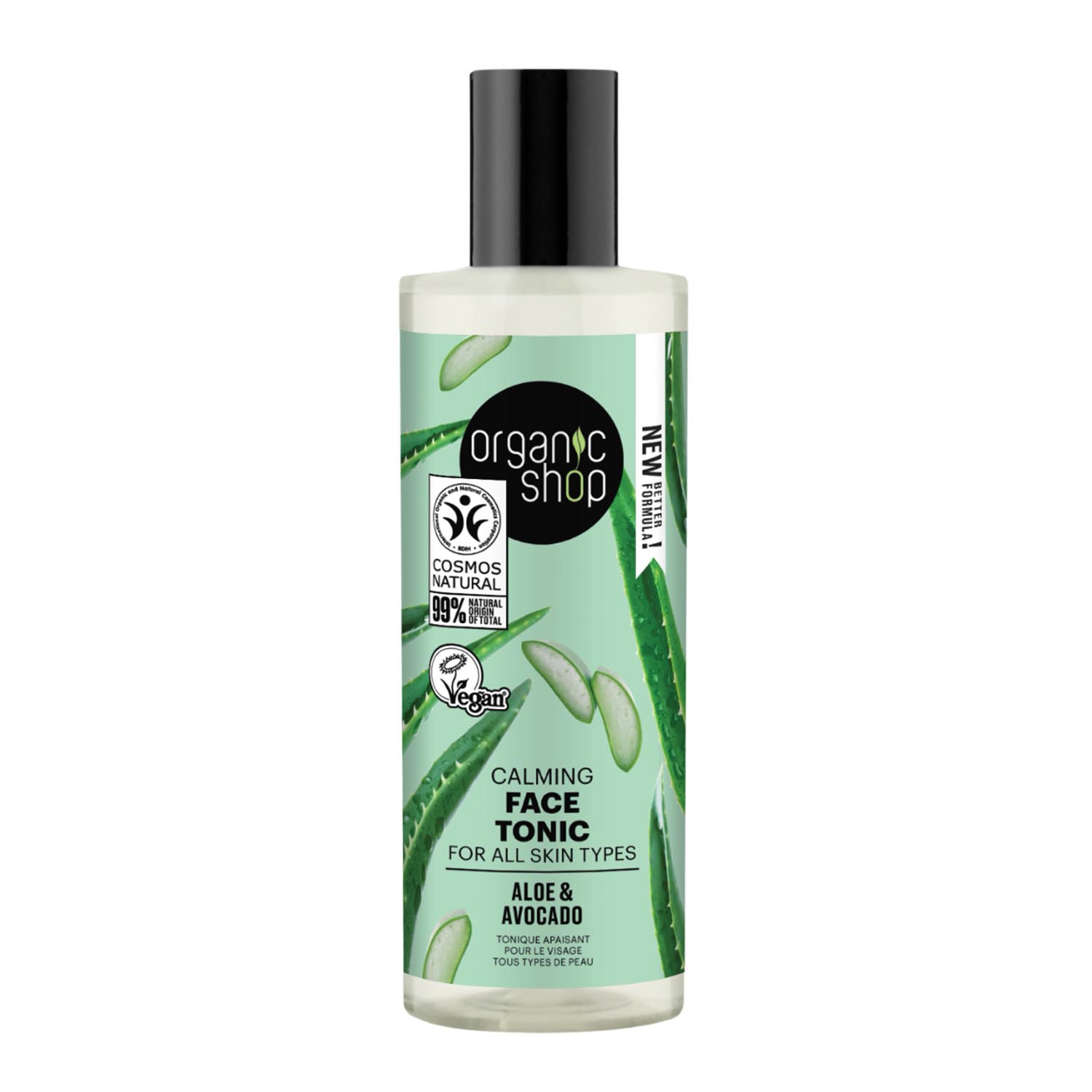 Lotion tonique apaisante à l'aloe vera Organic Shop 150 ml