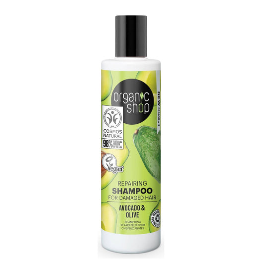 Organic Shop Avocat Réparateur Champu Cabello Daado 280ml