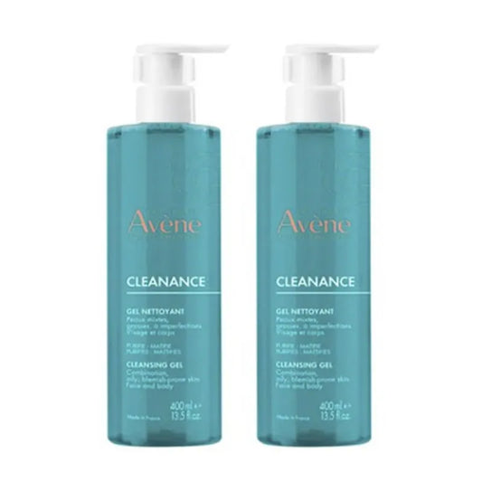 Gel nettoyant Avène Cleanance Duo 2 x 400 ml