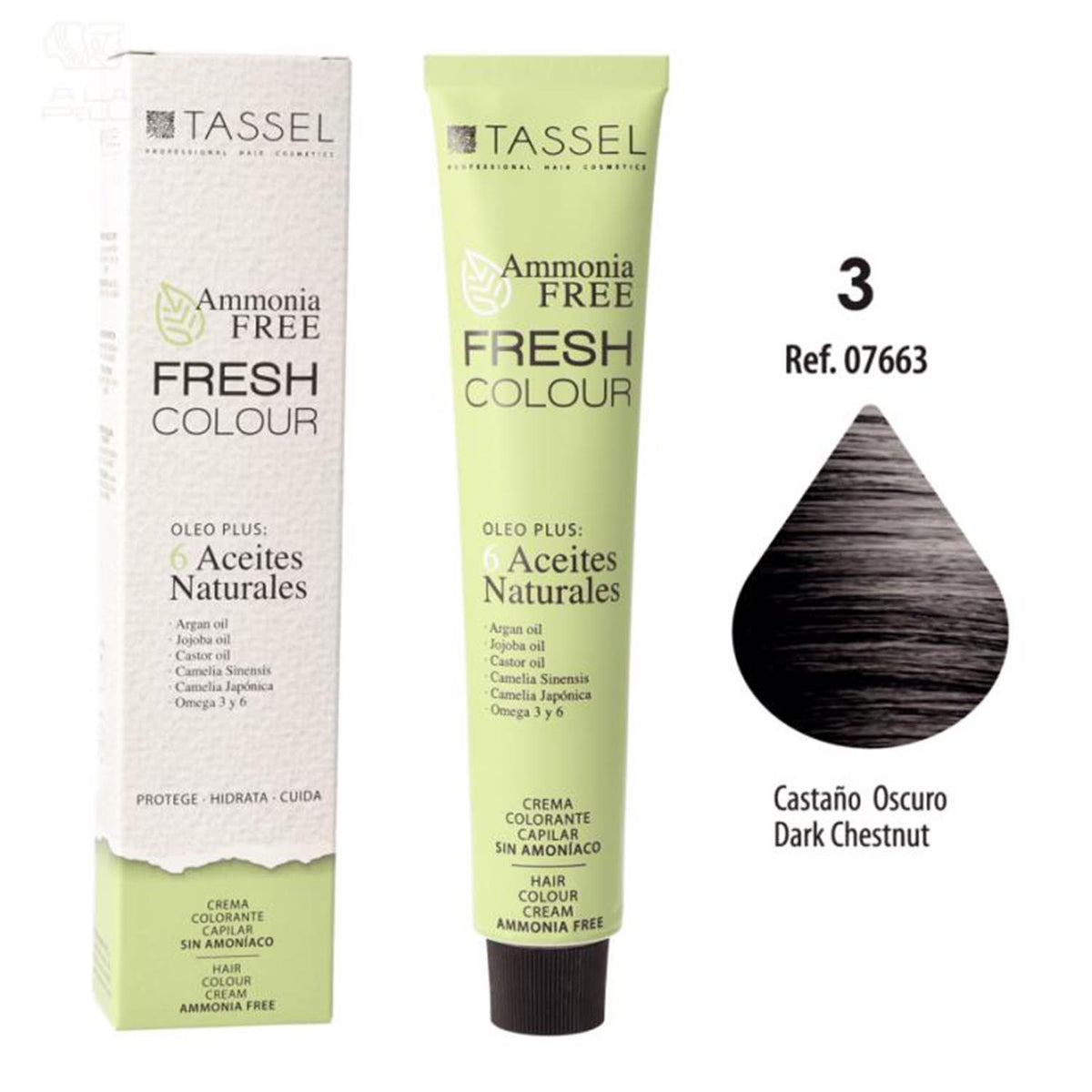 Eurostil Fresh Colour Crema Colorante Sin Amoniaco Castao Oscuro 1un