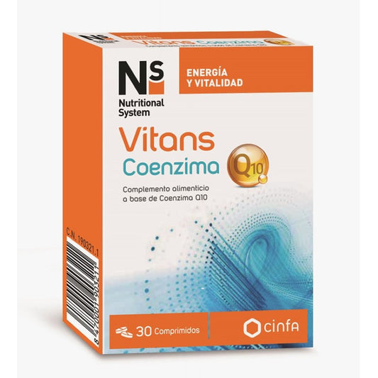 Ns Vitans Coenzyme Q10 30 comprimés