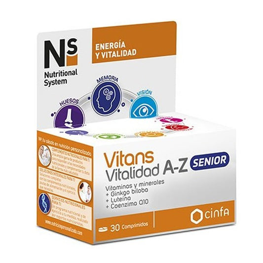 Ns Vitans Vitality AZ Senior 30 Tablets