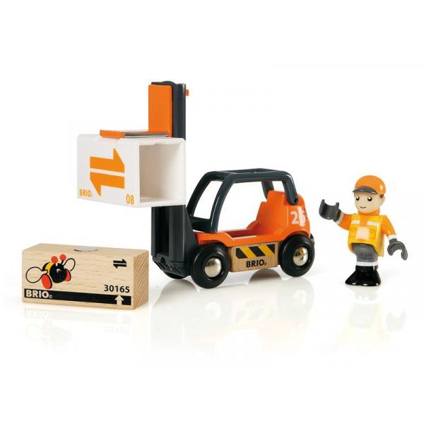 BRIO 33573 accessorio ed elemento per pista auto giocattolo Model Railways Parts & Accessories (BRIO forklift, toy vehicle)