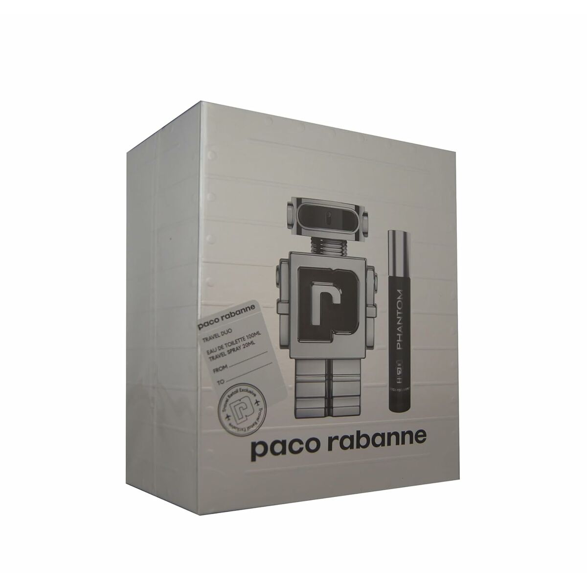 Cofanetto Profumo Uomo Paco Rabanne Phantom EDT 2 Pezzi