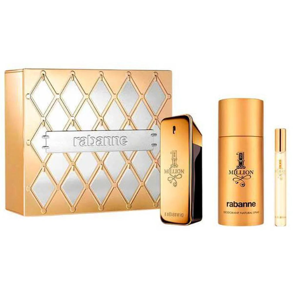 Paco Rabanne Estuche 1 Million Eau De Toilette 100ml Desodorante 150ml Eau De Toilette 10ml