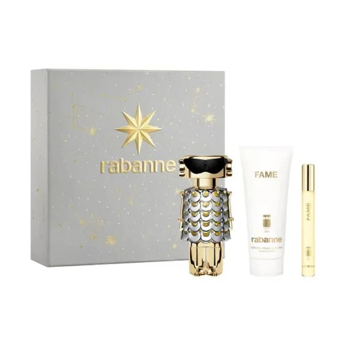 Rabanne Fame Eau De Perfume Spray 80ml Set 3 Pieces
