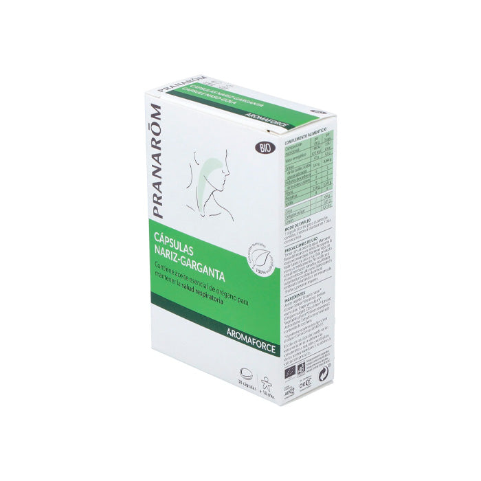 Pranarm Aromaforce Nose and Throat 30 Capsules