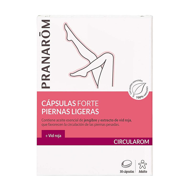 Pranarom Circularom Forte Light Legs And Circulatory Comfort 30 Capsules