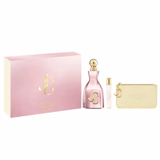 Jimmy Choo I Want Choo With Love Eau De Parfum Spray 100ml Set 3 Pieces