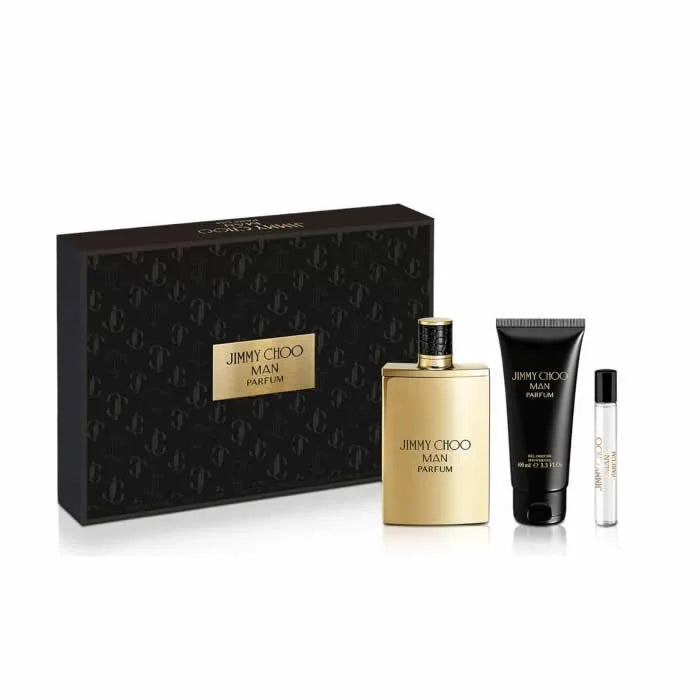 Jimmy Choo Man Eau De Parfum Spray 100ml Set 3 Pieces