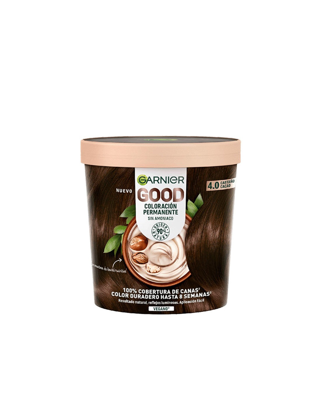 Garnier Good Coloración Permanente 4,0 Castao Cacao 1 U