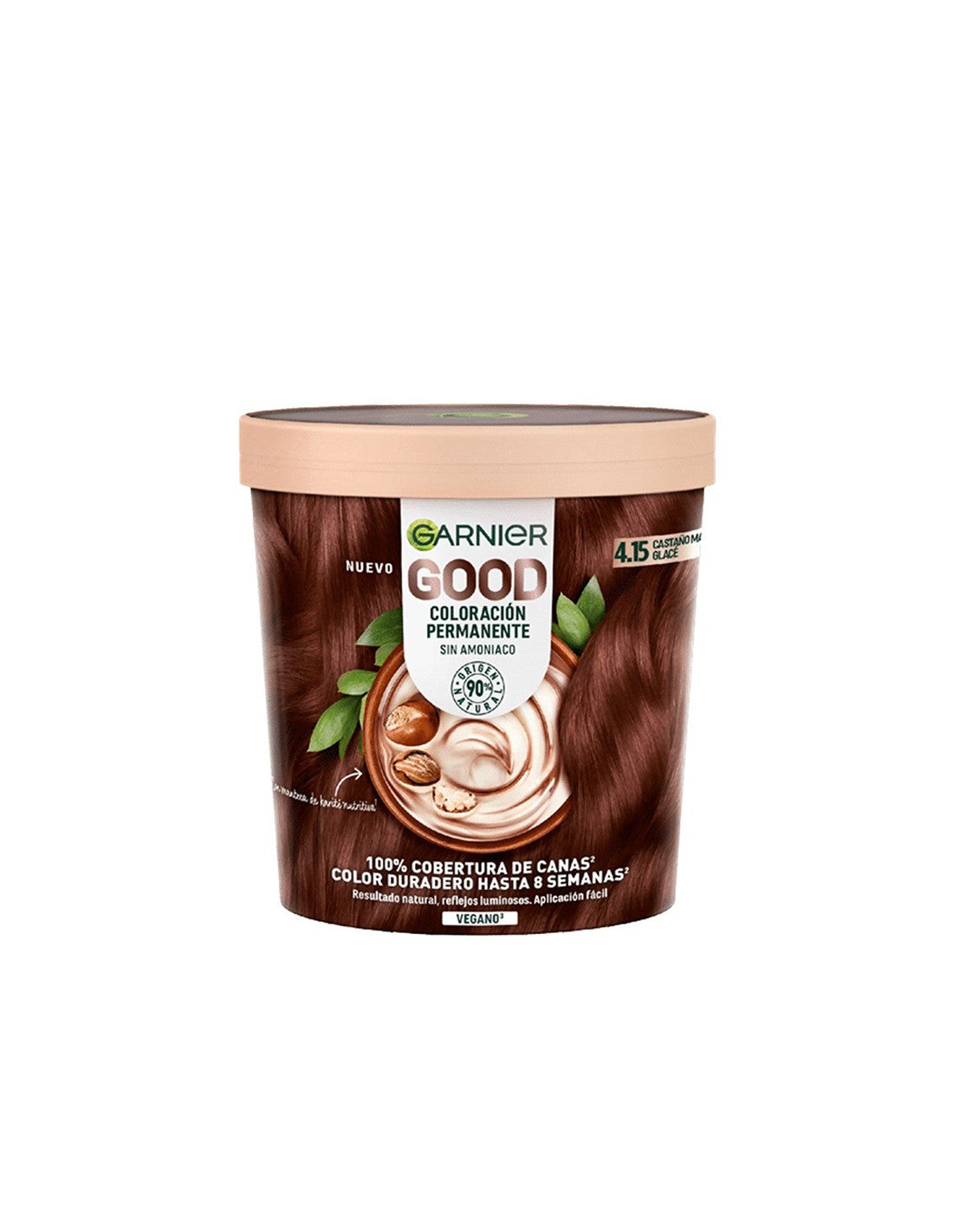 Garnier Good Coloración Permanente 4,15 Castao Glacé 1 U
