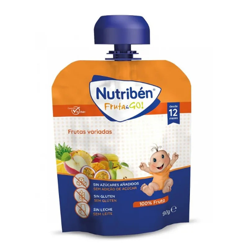 Nutribén Fruit &amp; Go Mixed Fruits 90 g