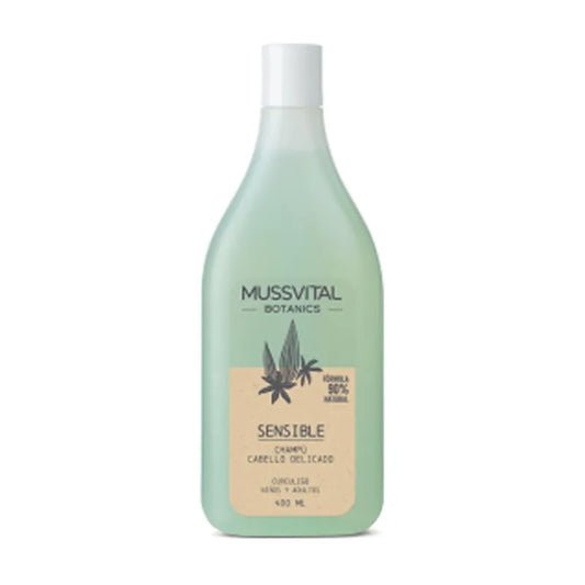 Shampoing Mussvital Botanics Sensitive pour cheveux délicats 400 ml