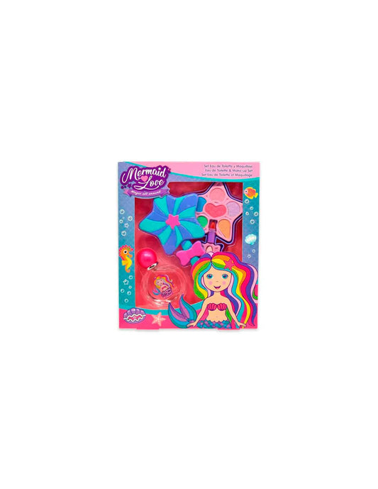 Cartoon Lorenay Mermaid Love Edt y Maquillaje Edt Spay 50ml Sets