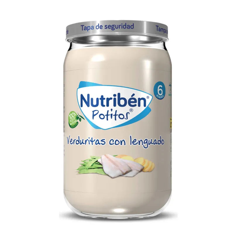 Légumes en bocal Nutribén avec sole 235 g